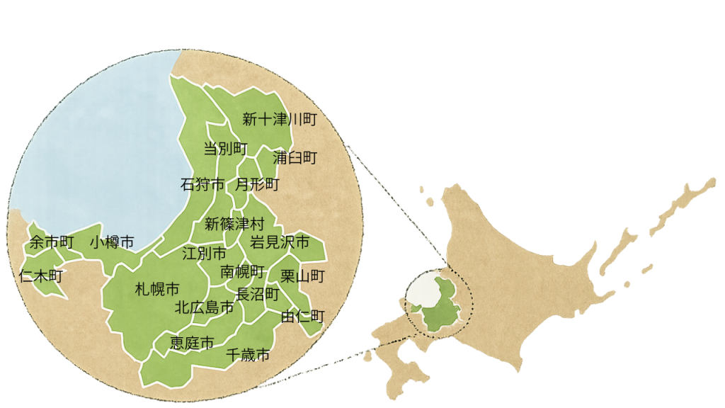 農作業対応エリア一覧-フットスタッフ