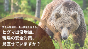 ヒグマ出没増加。現場の安全対策、見直せていますか？
