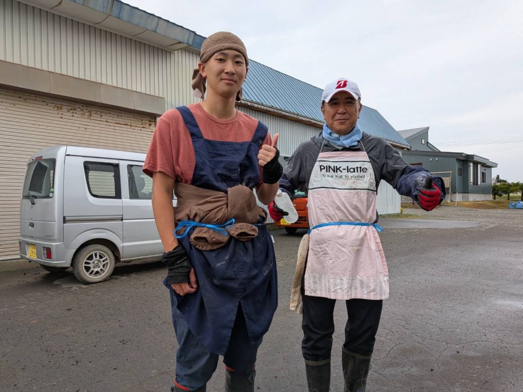 北海道　フットスタッフ　農作業